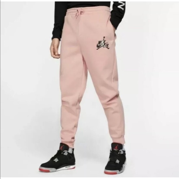 pink jordan sweatpants